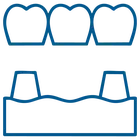 Dental bridge icon