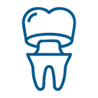 Dental crown icon