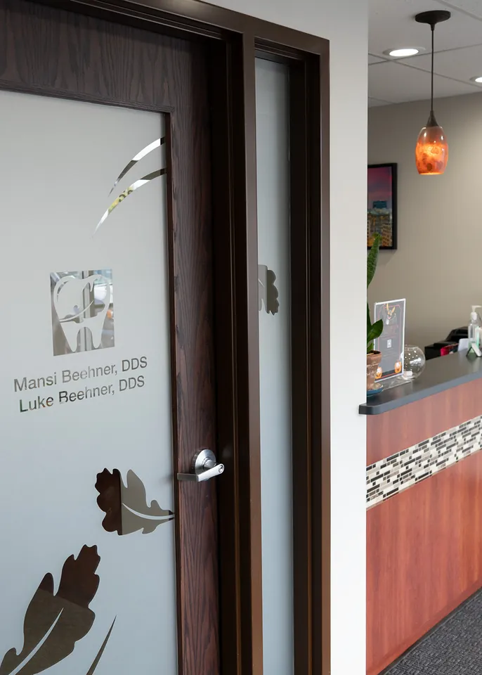 Entrance to the Oakfield Family Dental office